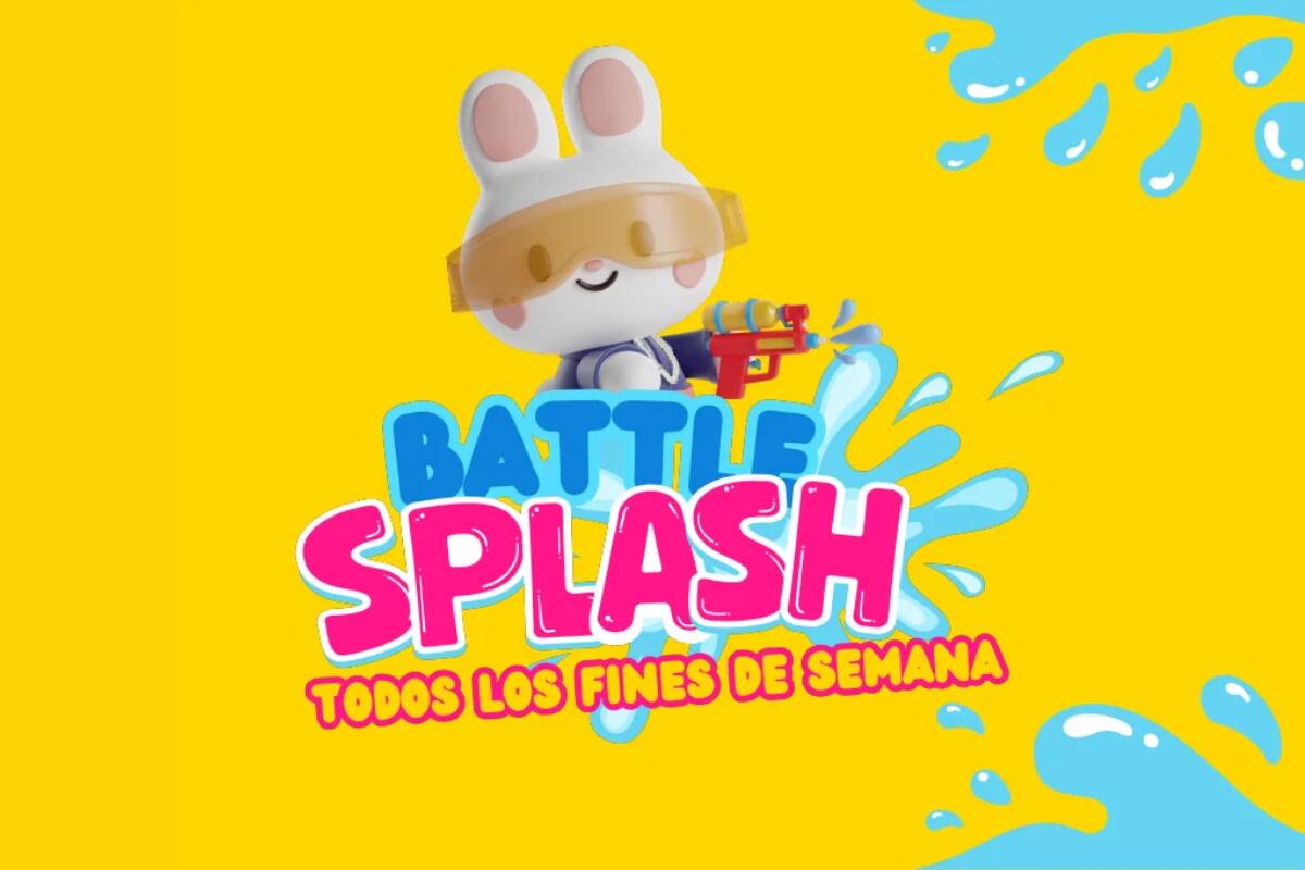 Es posible también participar de las guerras de agua totalmente gratis trayendo pistola propia.
