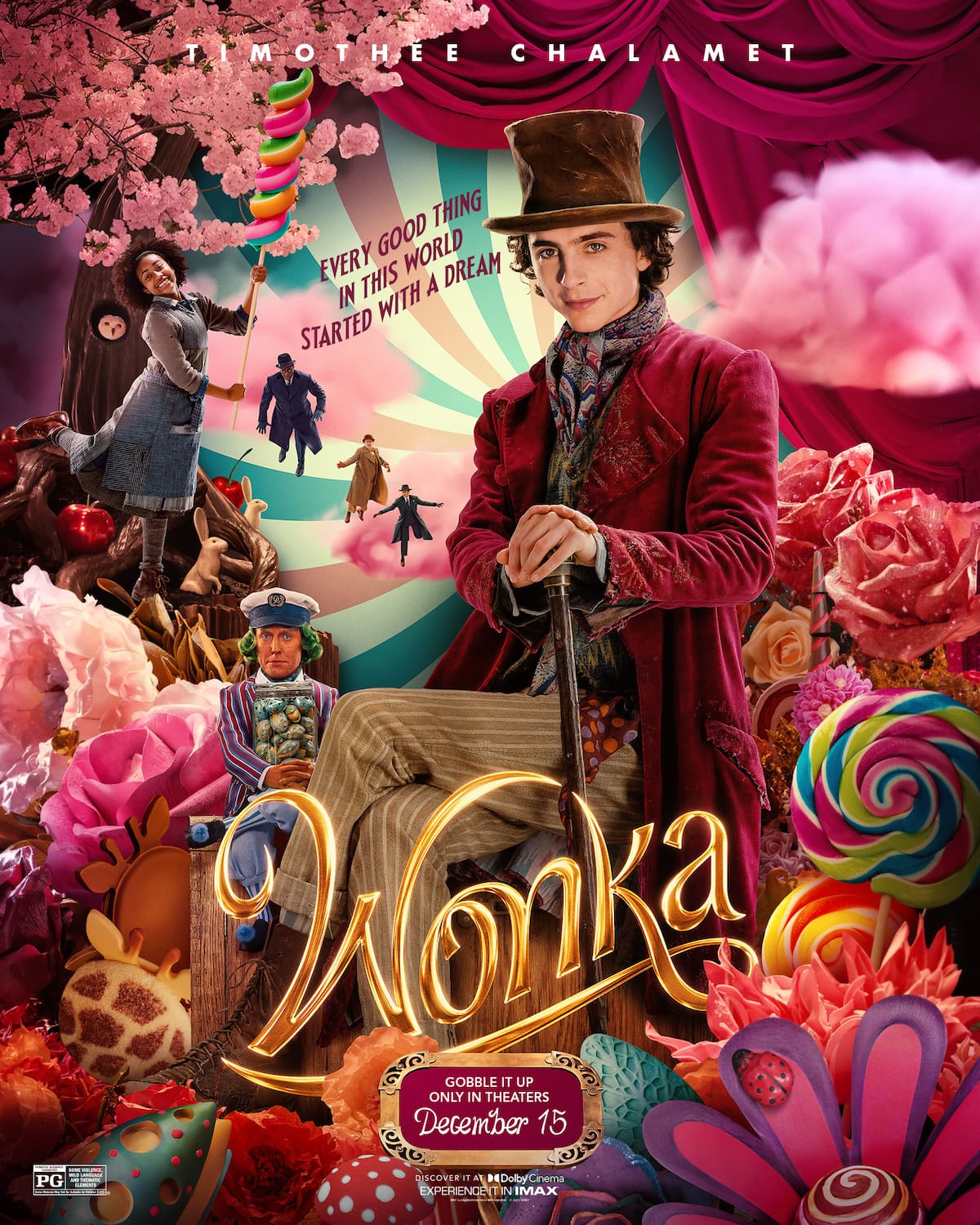 "Wonka" Es protagonizada por Timthée Chalamet