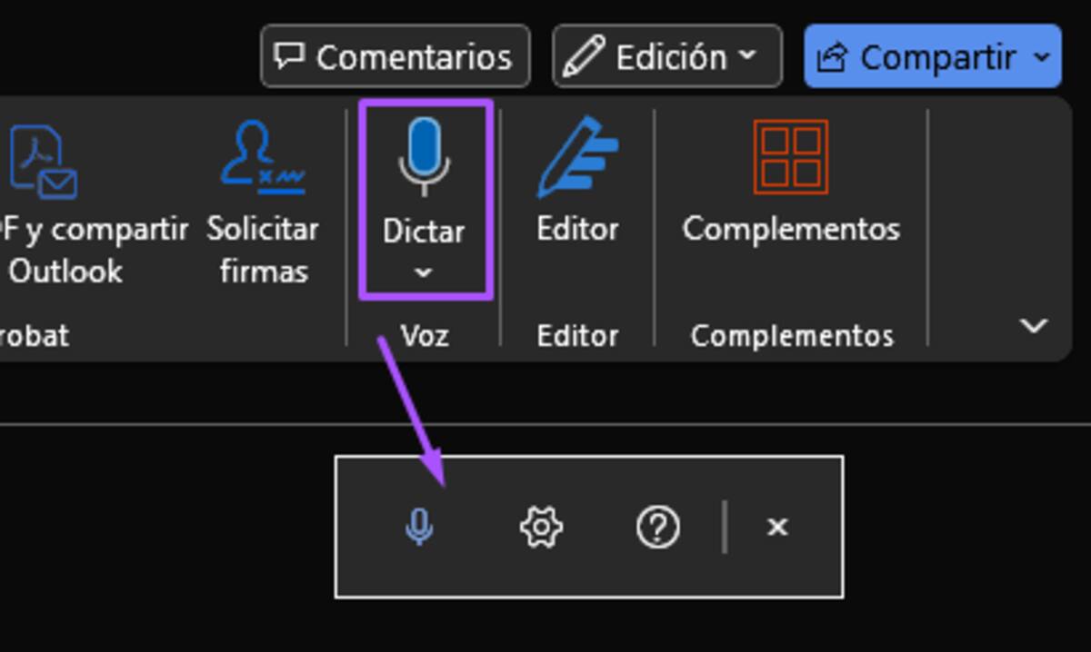 Deberás presionar este botón para activar la función.