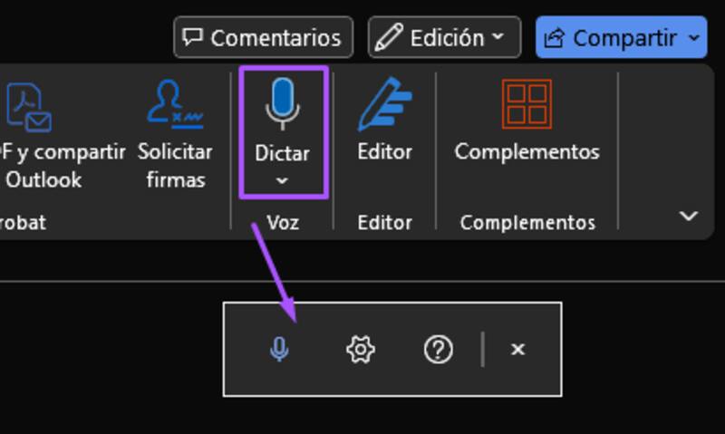 Deberás presionar este botón para activar la función.