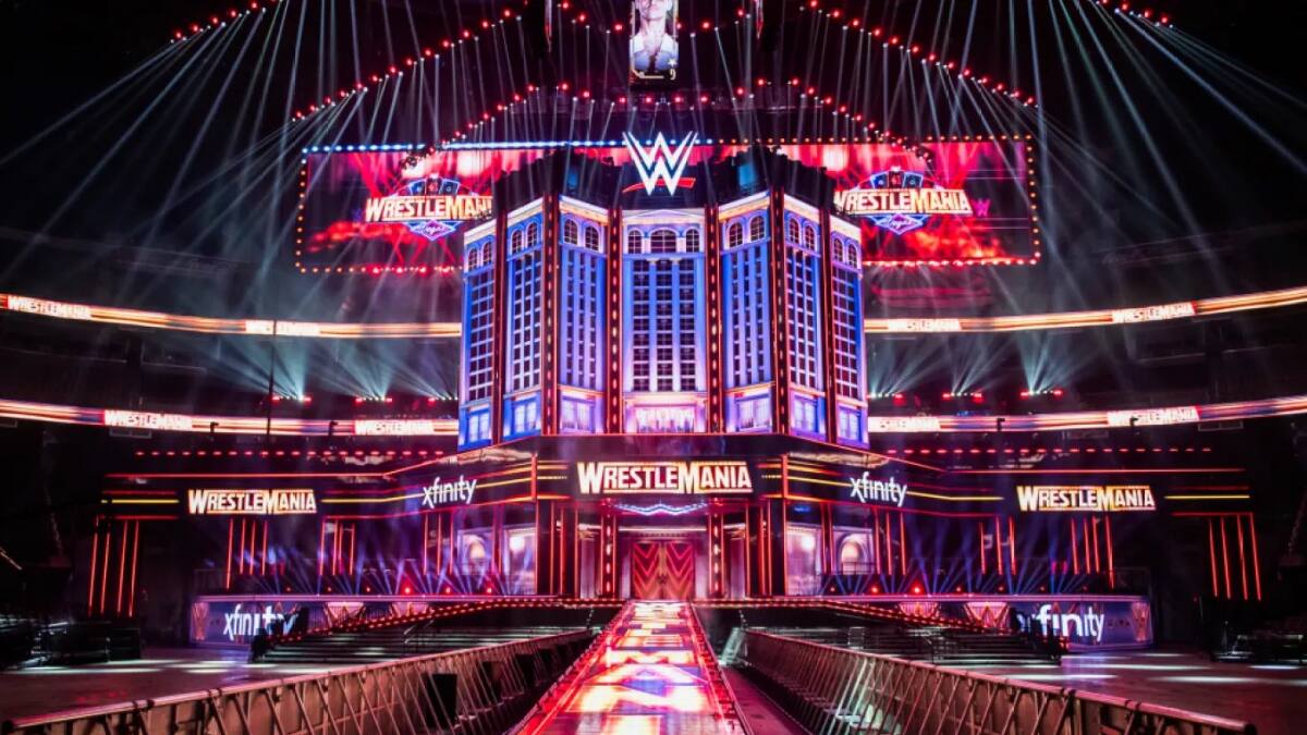 ¿El mejor de la historia? WWE reveló el imponente escenario para las dos noches de WrestleMania