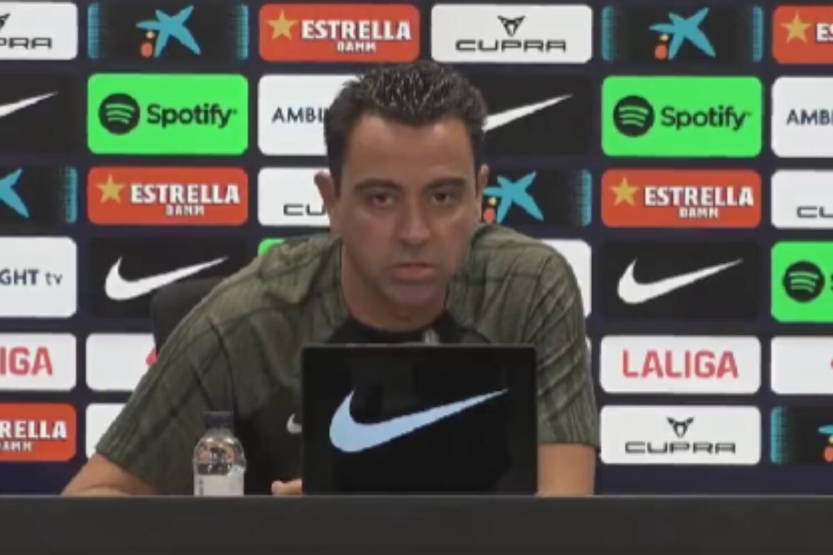 en conferencia de prensa del Barcelona antes del duelo frente al Real Betis