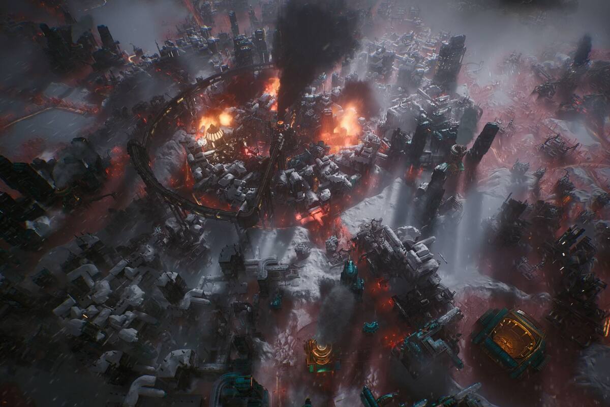 Uno de los juegos que llegará es Frostpunk 2.