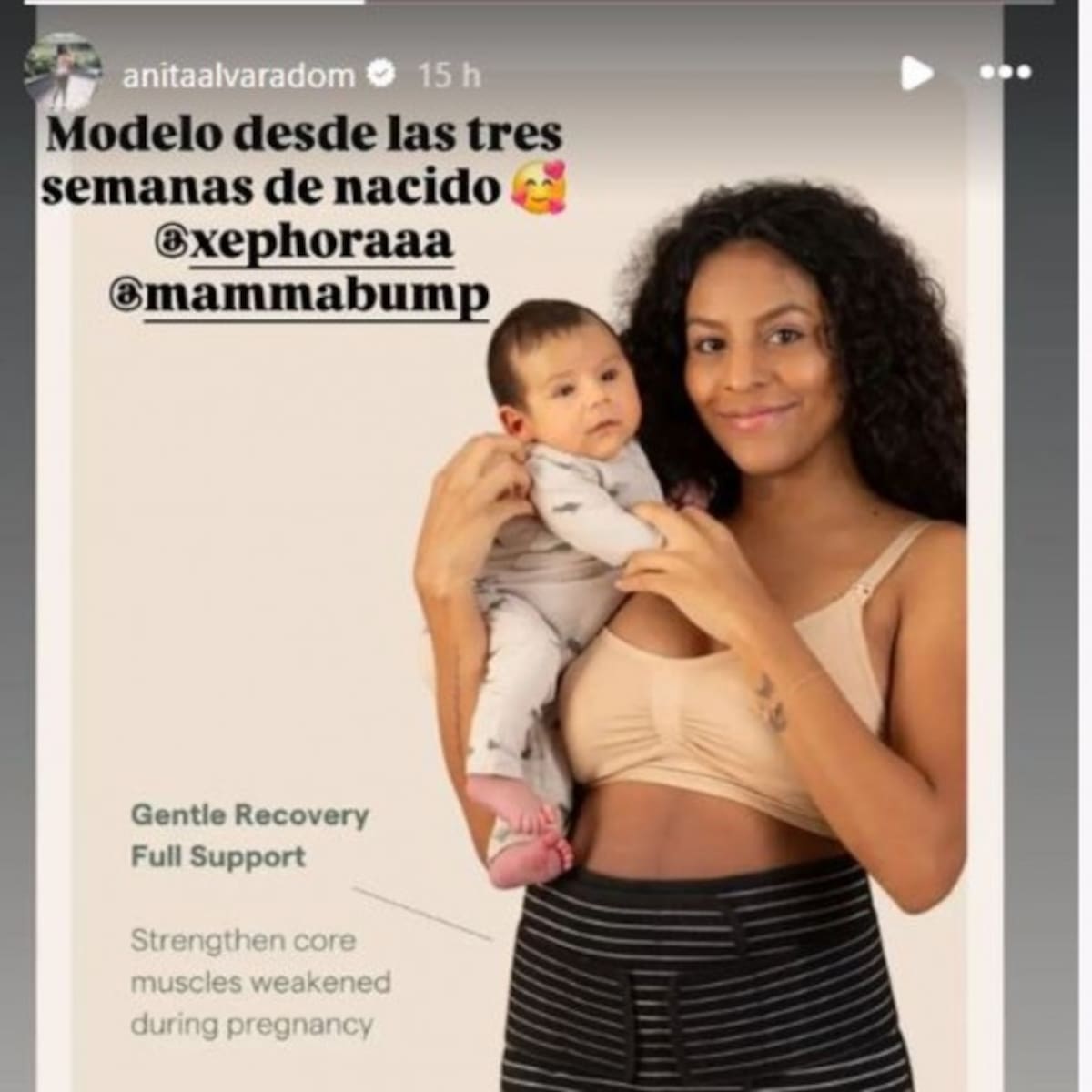 Xephora Alvarado y Luke William posan como modelos en esta publicidad en esta publicación de Instagram.