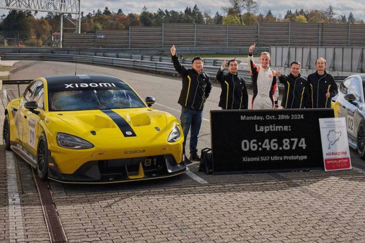 El Xiaomi SU7 Ultra Prototype pasa a la historia en Nürburgring