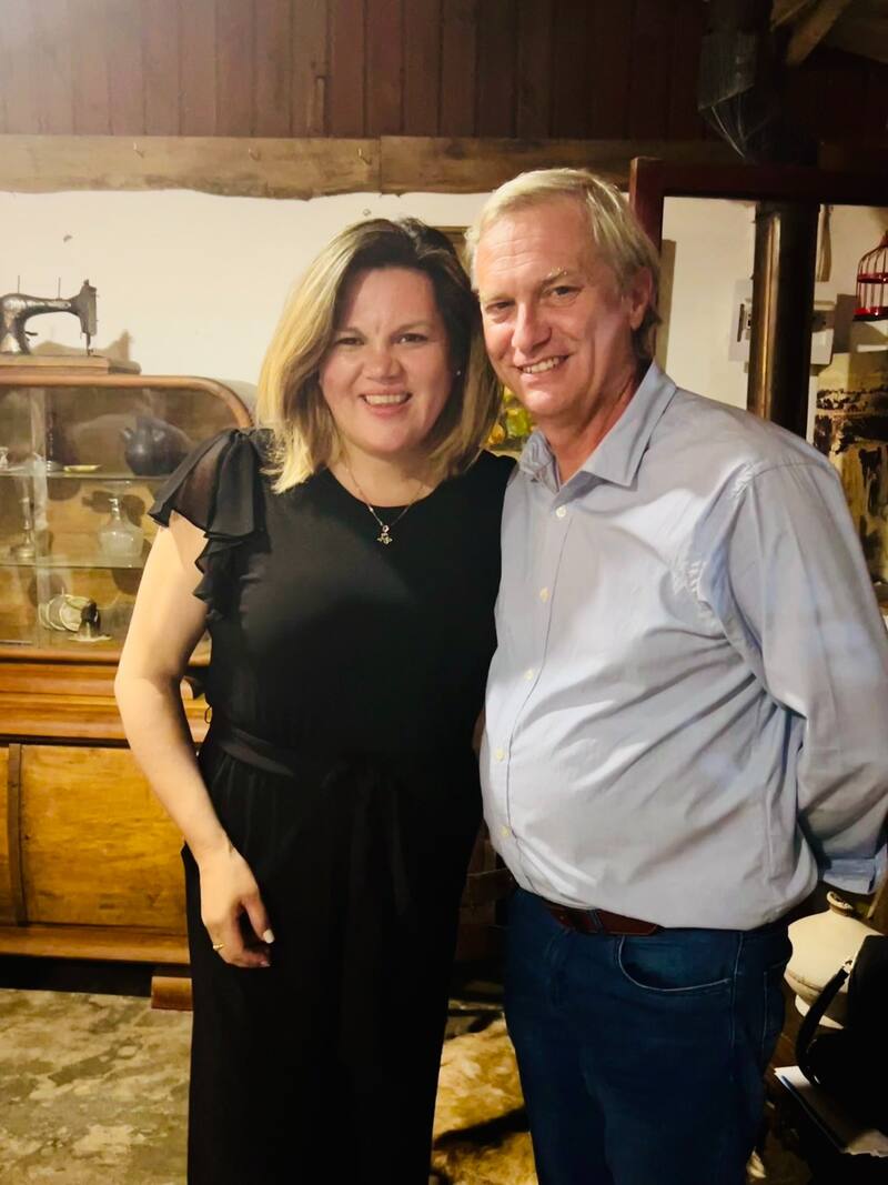 Ximena Jiménez con José Antonio Kast