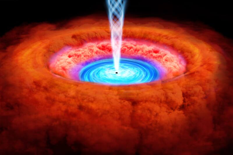 Revelan impresionantes imágenes en rayos X de agujero negro.