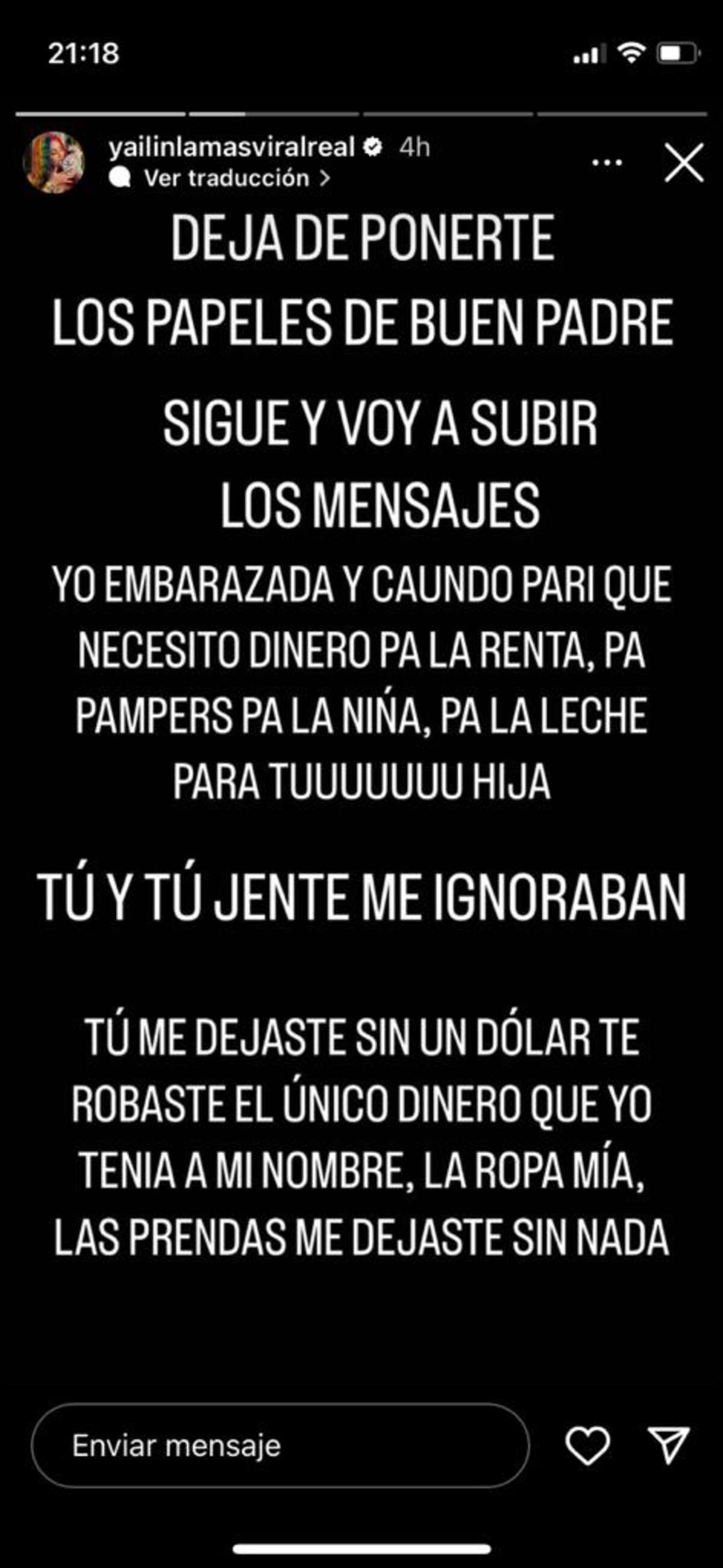 Yailin “La más viral” confirma que Anuel AA la golpeaba