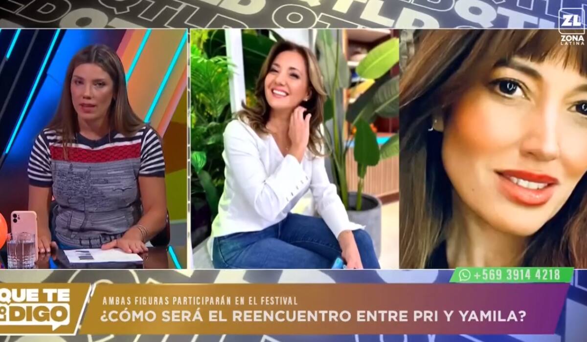 El inesperado encuentro de Yamila Reyna y Priscilla Vargas.