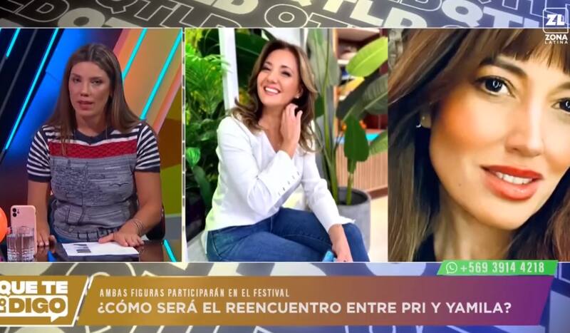 El inesperado encuentro de Yamila Reyna y Priscilla Vargas.