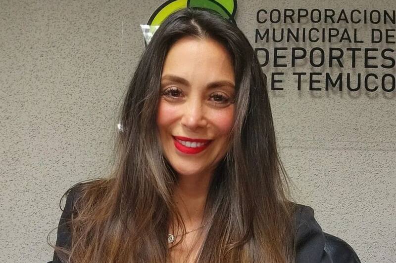 Yamna Lobos en la Corporación de Deportes de la Municipalidad de Temuco / Créditos: Instagram