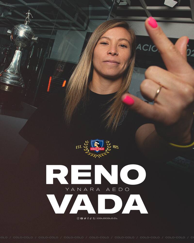 Colo Colo anunció la renovación de Yanara Aedo.
