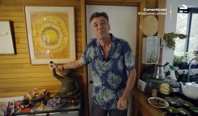 Yann Yvin muestra su rincón más espiritual.