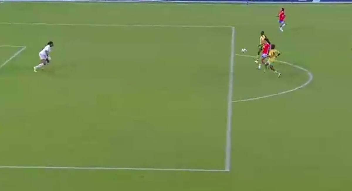El golazo que convirtió Yastin Jiménez.