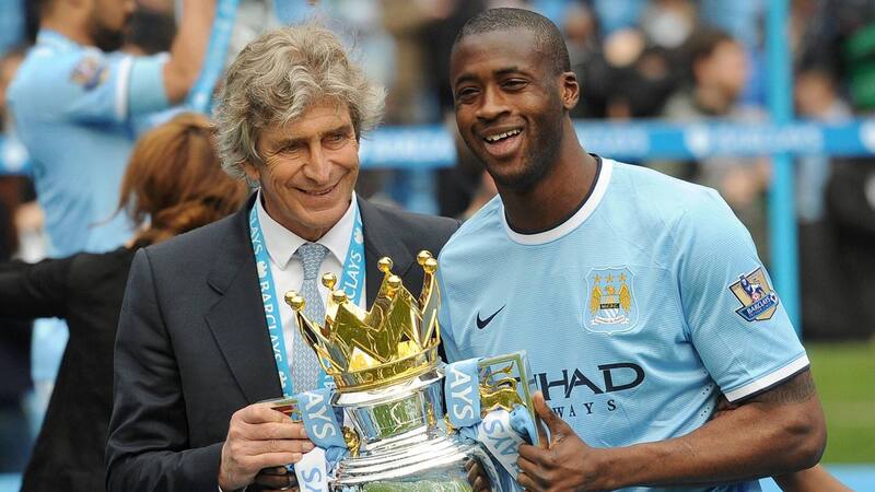 Junto a Manuel Pellegrini.