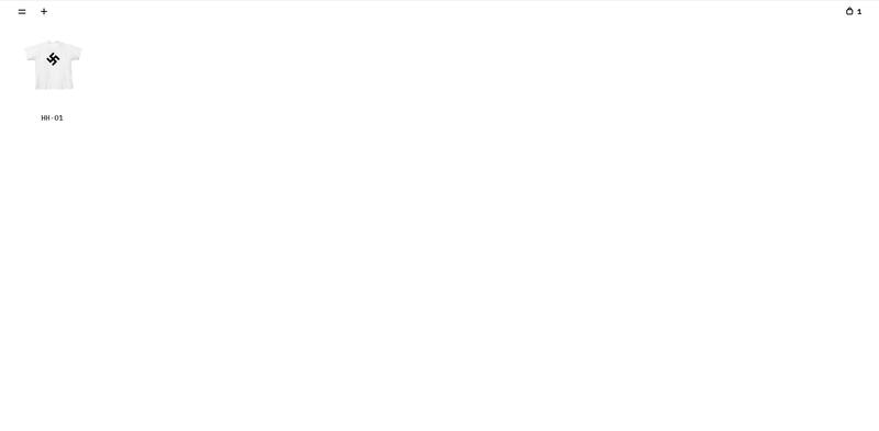 Sí, estás viendo correctamente la imagen. La página web de Kanye West eliminó todos los productos y solo dejó un artículo a la venta. Crédito: Captura Yeezy.com