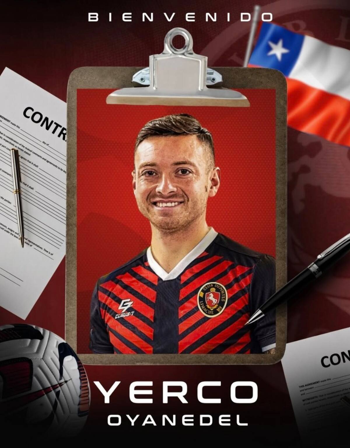 El defensor había sido presentado en Deportes Limache.