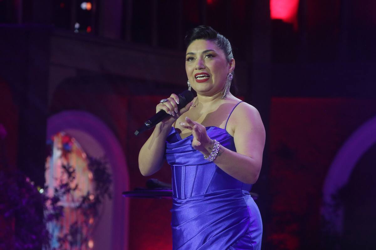 La comediante fracasó en la tercera noche del Festival del Huaso de Olmué. Créditos: TVN.