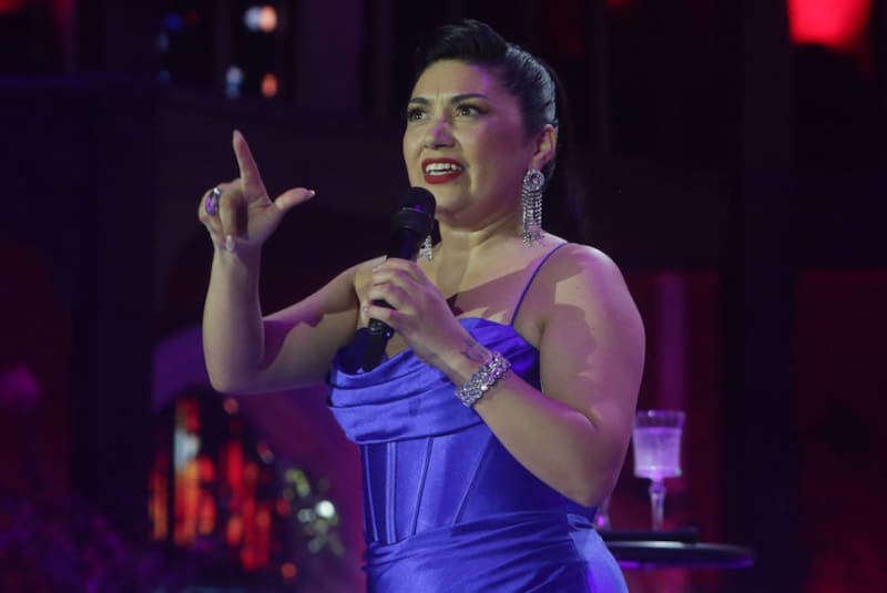 La artista agradeció se fue satisfecha pese a las críticas. Créditos: TVN