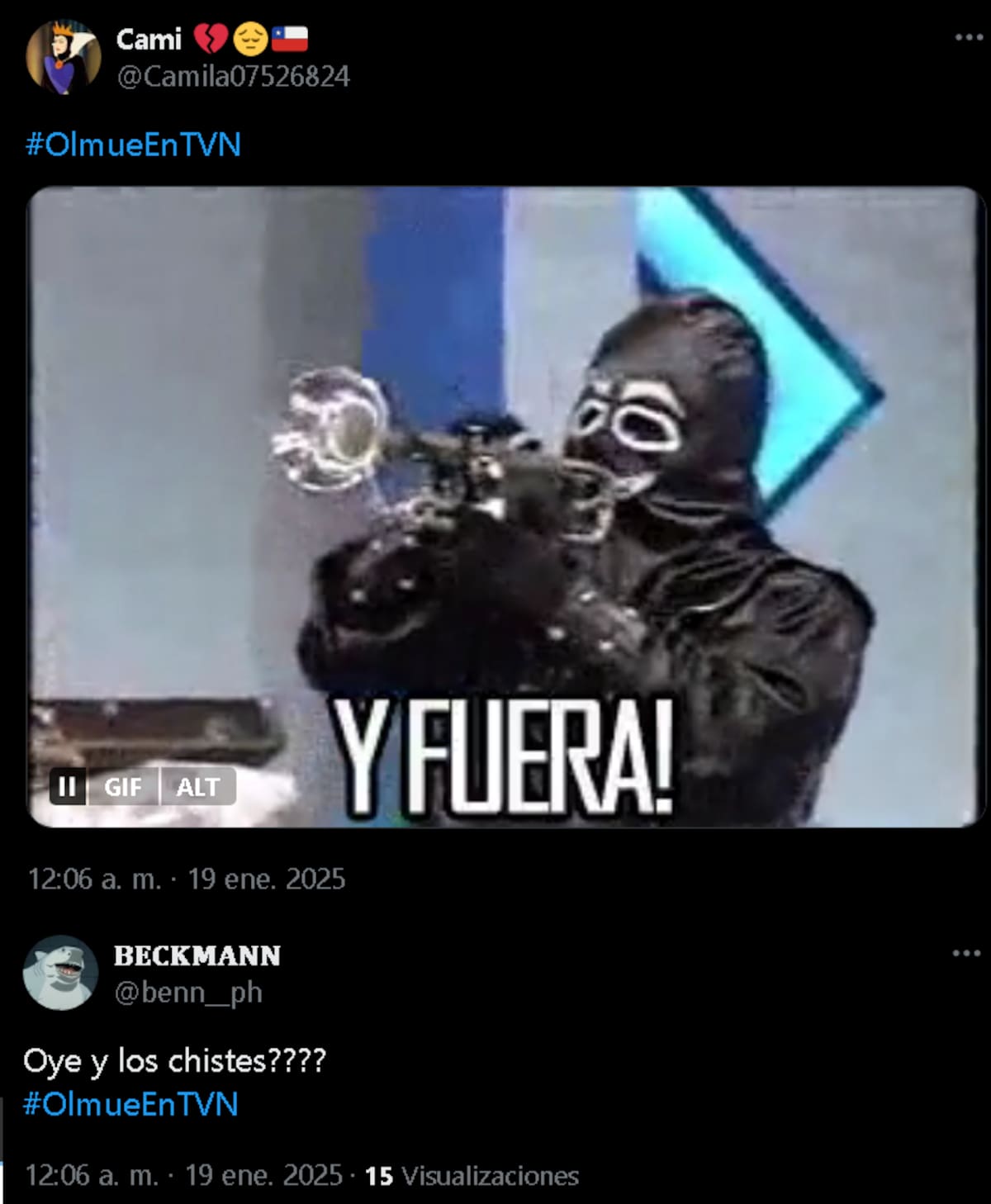 Críticas a la rutina de la humorista de Olmué 2025.