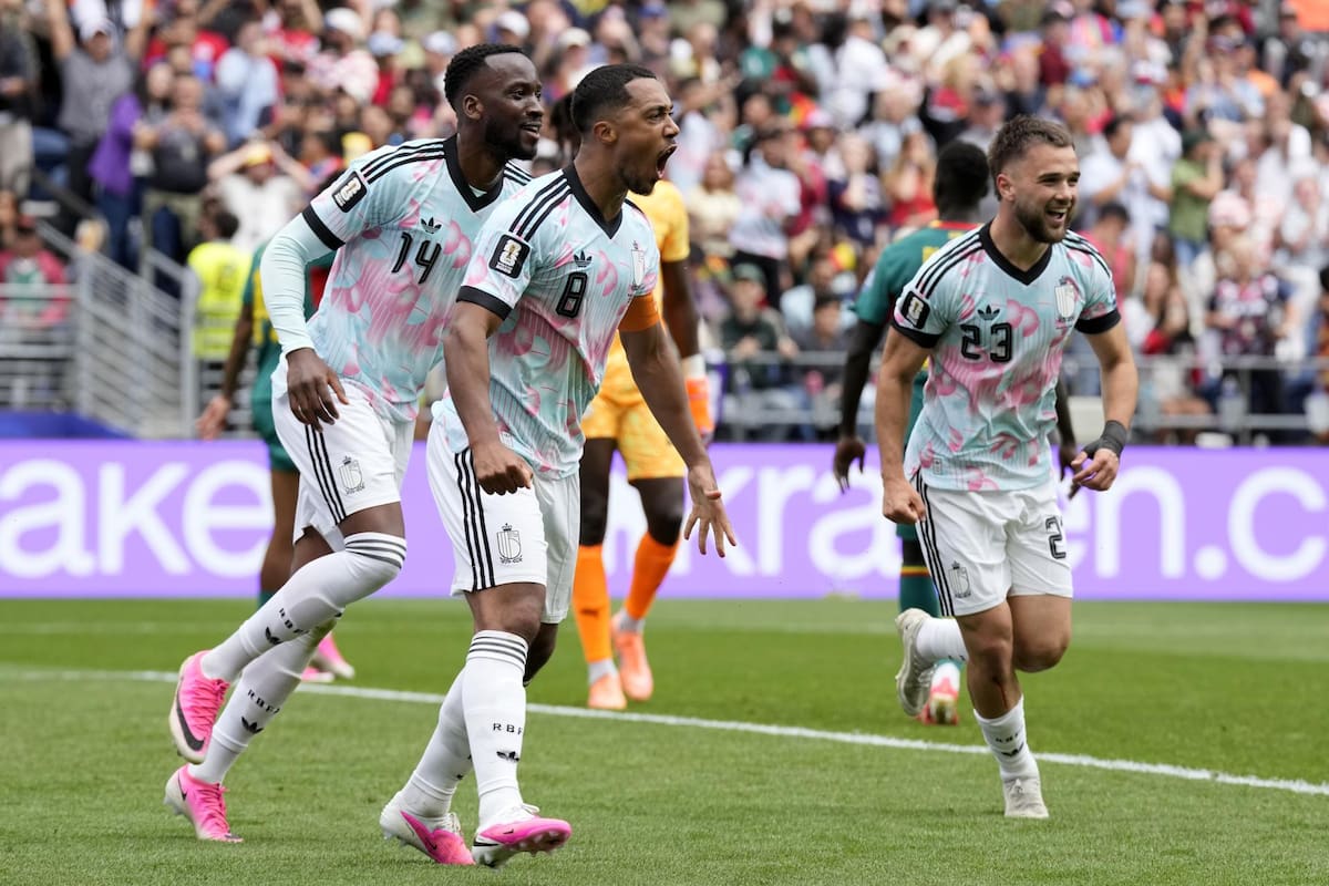 Bélgica derrotó con dramatismo a Senegal en Seattle. Foto: EFE.