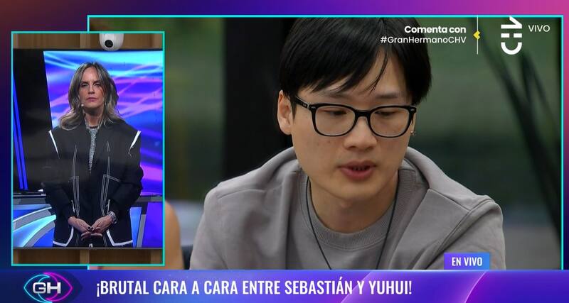 Yuhui se complicó en su discusión con Sebastián Ramírez. Créditos: Pantallazo CHV