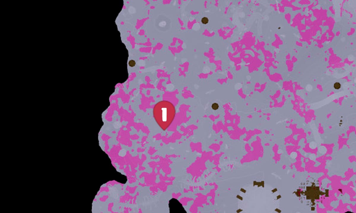 Mapa ubicaciones Anuronte, Anuronte Oscuro y Anuronte Albo.