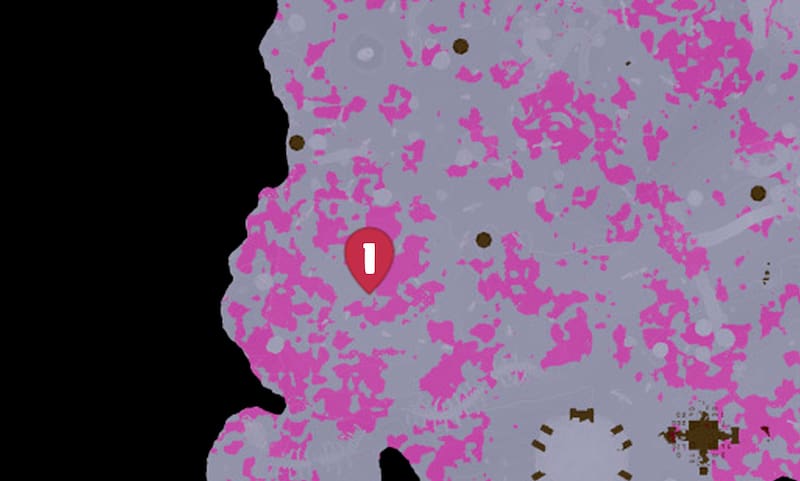 Mapa ubicaciones Anuronte, Anuronte Oscuro y Anuronte Albo.