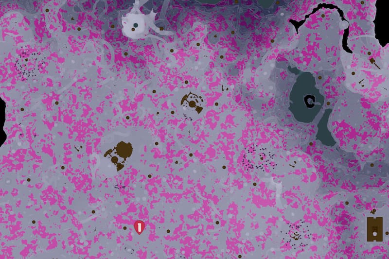 Mapa con las ubicaciones de los Stalhinox.