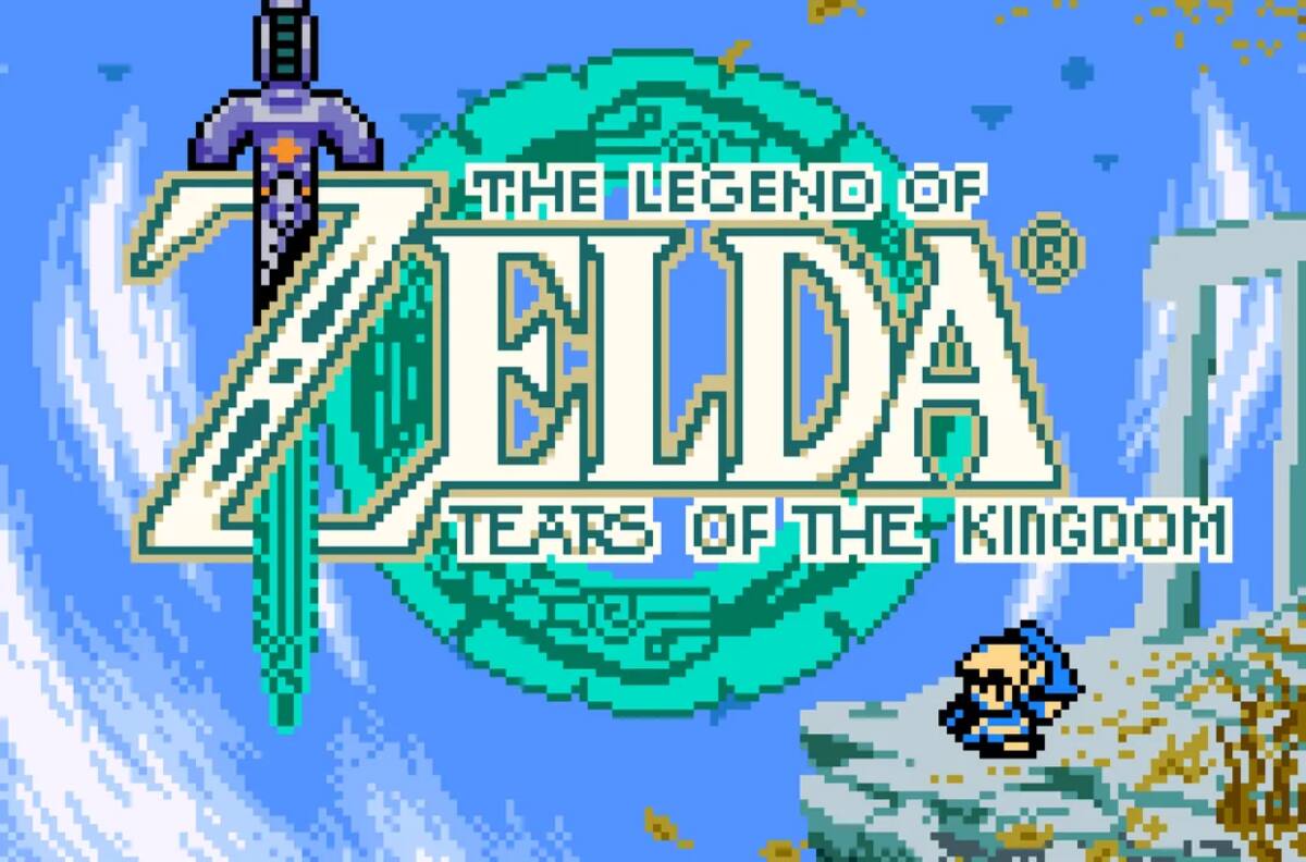 Así se vería Zelda: Tears of the kingdom en Game Boy Color