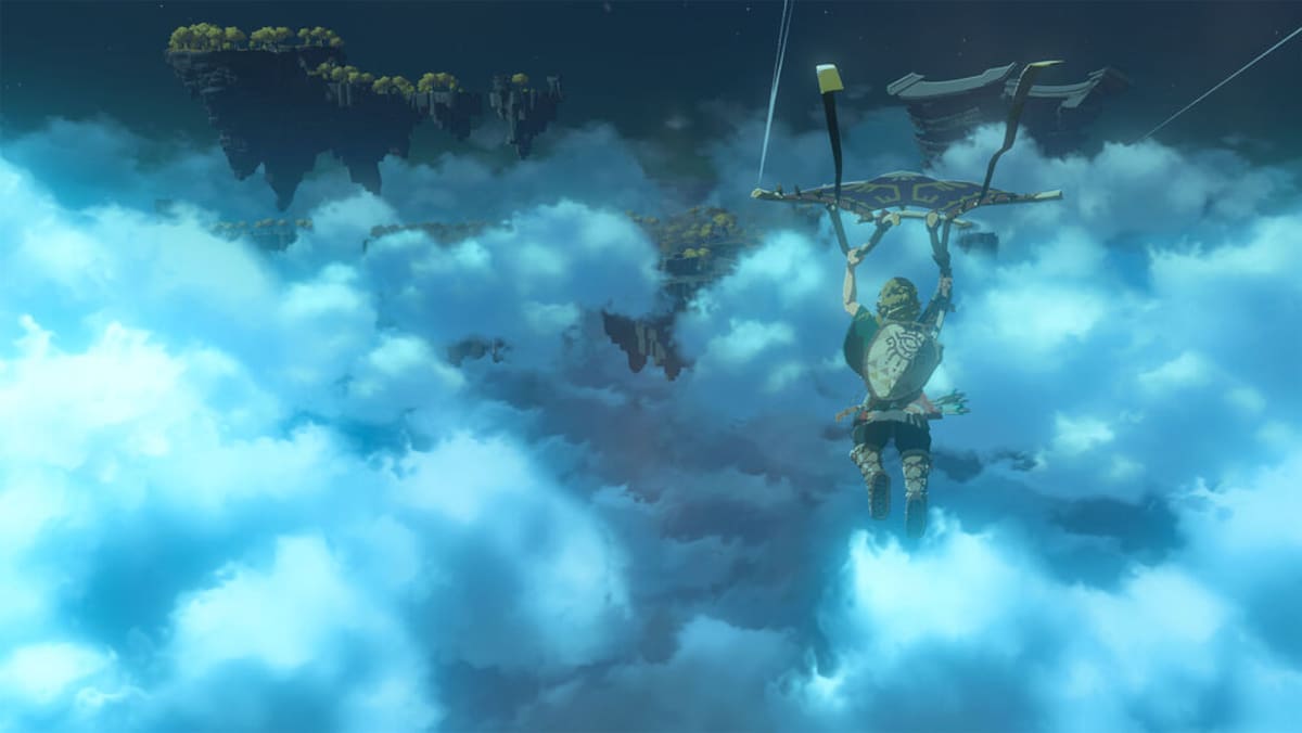 Revisa las ubicaciones de los Santuarios de la Gran Isla Arbolada en Zelda: Tears of the Kingdom. Créditos: Nintendo.