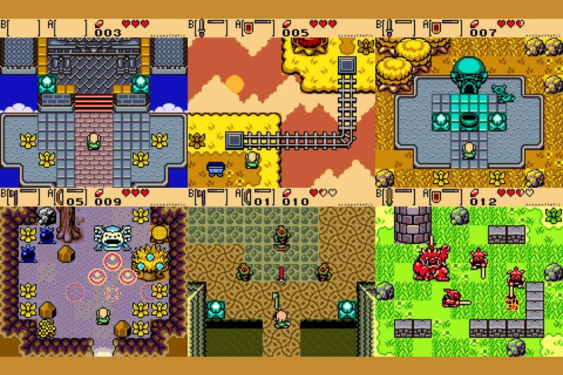 Así se vería el juego en Game Boy Color.