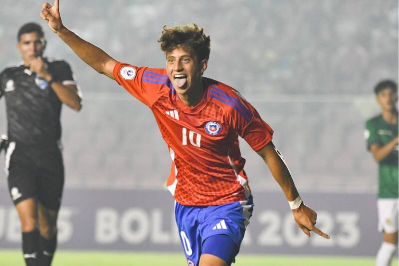 Zidane Yáñez fue la figura en el triunfo de Chile. Foto: Comunicaciones/FFCh.