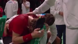 VIDEO | El desconsolado llanto de Zizou Bergs tras ser eliminado de la Copa Davis