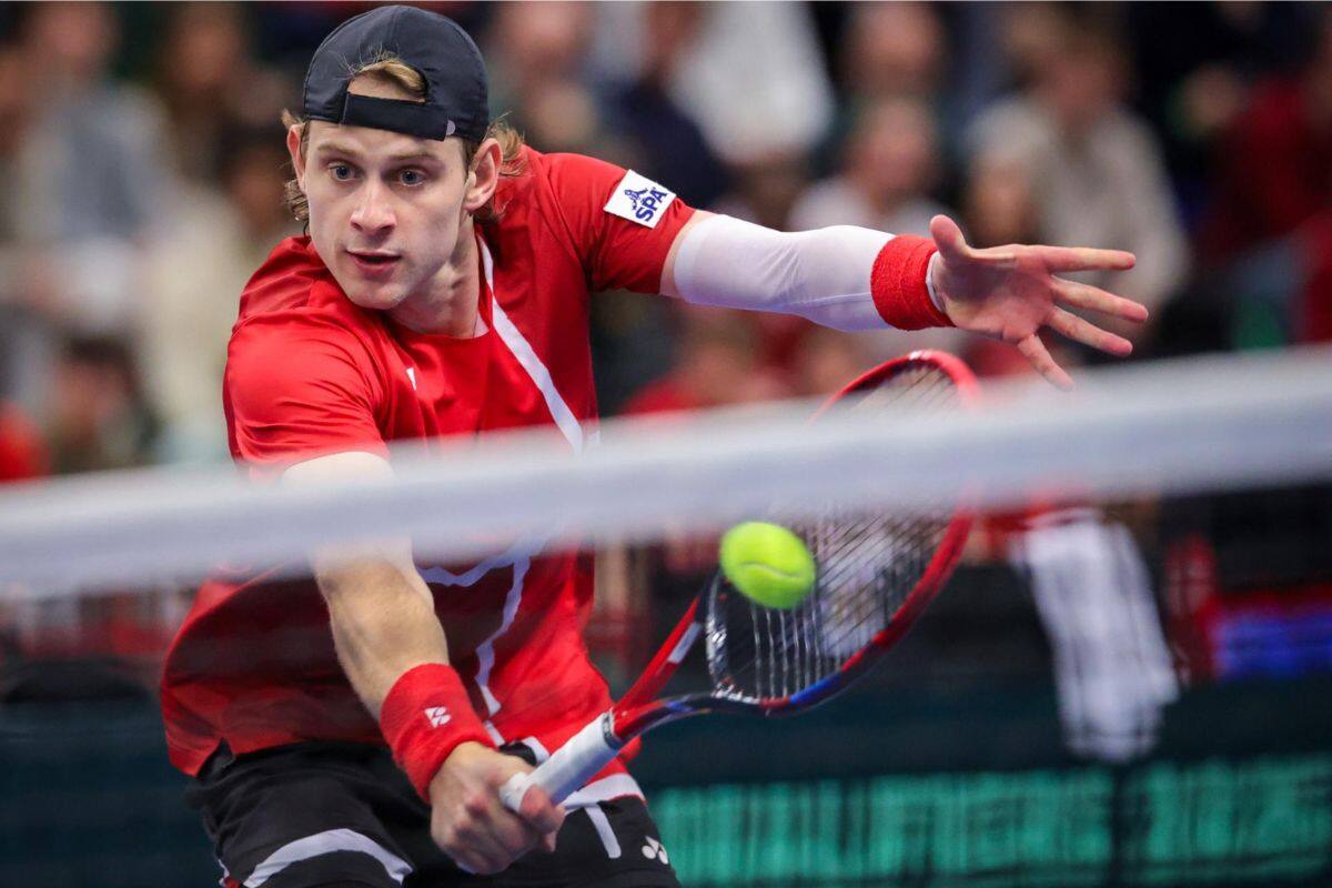 en el partido del domingo ante Cristian Garín. Foto: EFE.