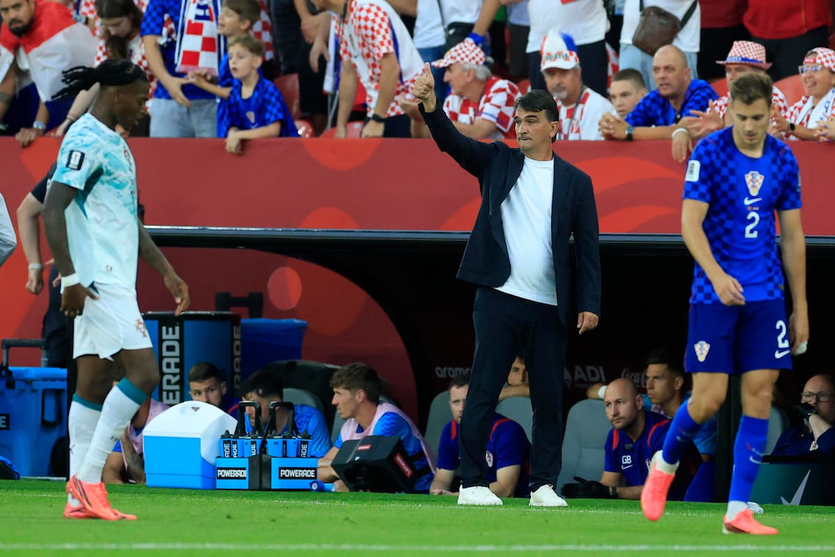 El DT de Croacia en el Mundial. Foto: Agencia EFE.