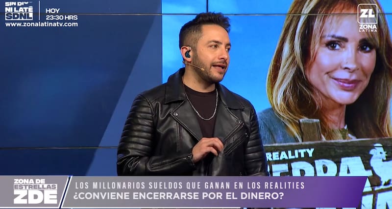 Hugo Valencia en "Zona de Estrellas".