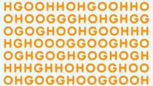 El desafío visual: ¿Puedes encontrar la palabra ‘HOG’ en 7 segundos?