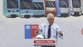 Sebastián Piñera dio el vamos a la construcción de la Línea 7 del Metro