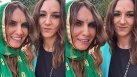 Yazmín Vásquez y Renata Bravo visitaron el Taj Mahal con elegantes looks