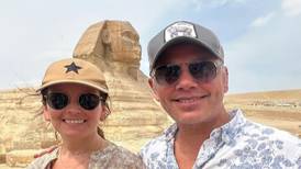 Así son las lujosas vacaciones de José Miguel Viñuela y su esposa Constanza Lira en Egipto