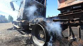 VIDEO | Desconocidos queman 25 camiones y disparan al aire en la Región del Biobío