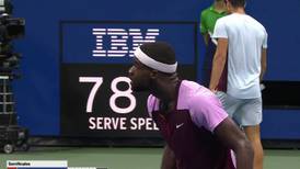 VIDEO l El impresionante punto de Frances Tiafoe para salvar un punto de partido ante Carlos Alcaraz en las semifinales del US Open