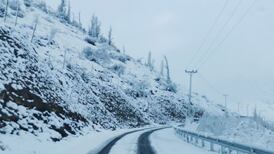 VIDEO | Blanco panorama: Mira cómo el Valle del Elqui se cubrió de Nieve