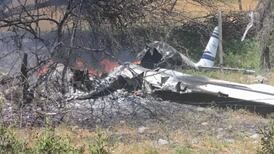 VIDEO | Avión capotó en el Aeródromo de Chacabuco: Dos personas resultaron heridas