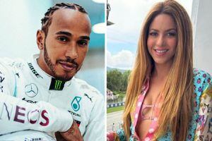 El mensaje que Shakira y Lewis Hamilton enviaron a Gerard Piqué tras su encuentro en Barcelona