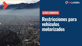 Alerta ambiental preventiva para la Región Metropolitana: Estas son las restricciones que rigen hoy miércoles