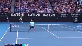VIDEO | Impresionante: el Australian Open nos sigue regalando puntazos por doquier