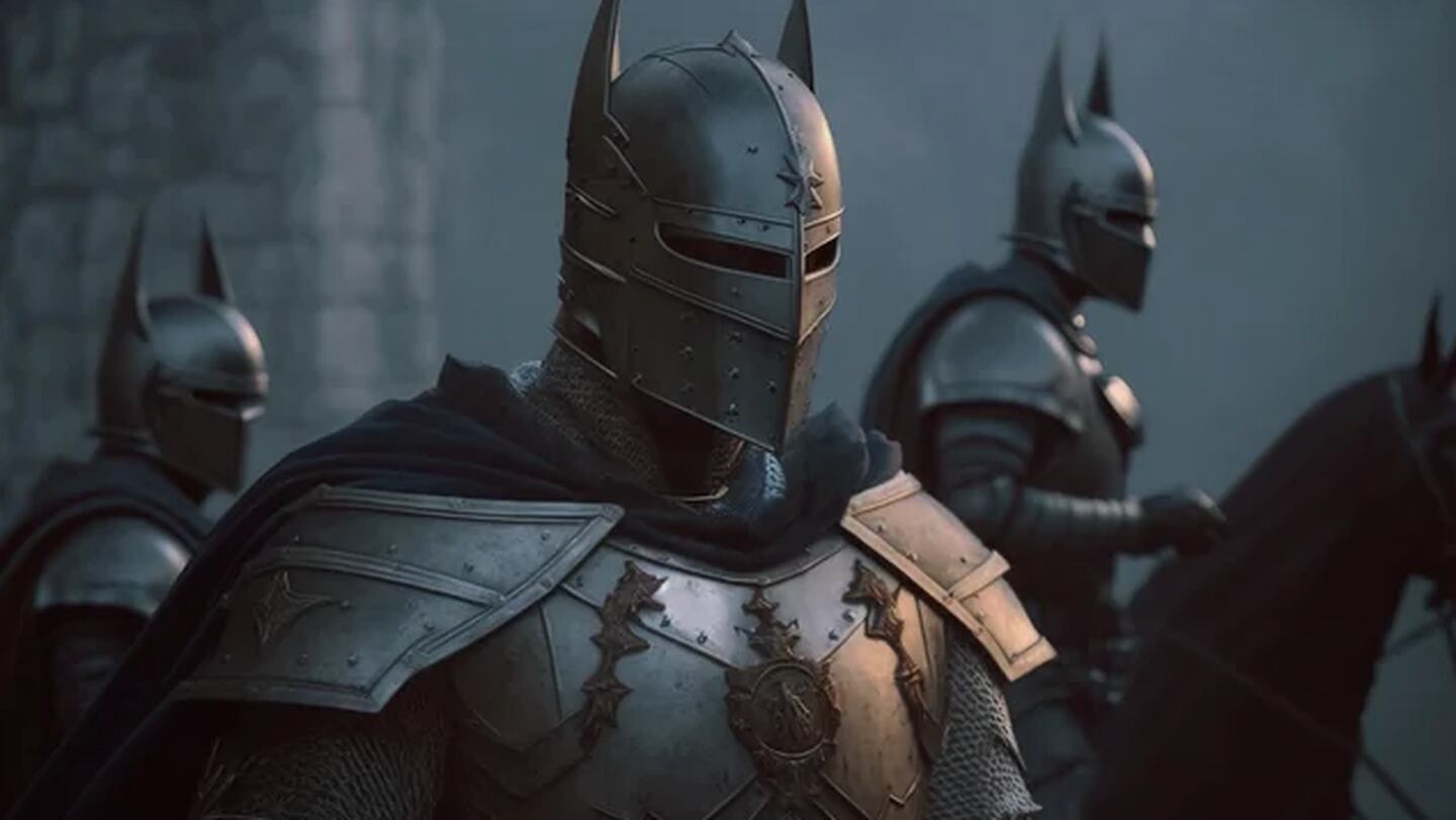 Batman en la época medieval, según la IA